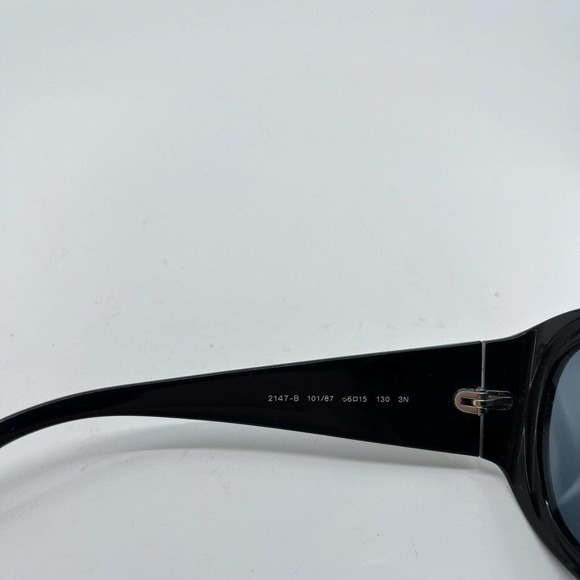 Salvatore Ferragamo Sunglasses Frames 2147-B 101 Black Silver 56-15-130 H7106 - Picture 5 of 7